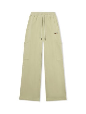 OFF WHITE Bookish Flowers Cargo Sweatpants ALFALFA-BLACK OWCH025F25FLE001