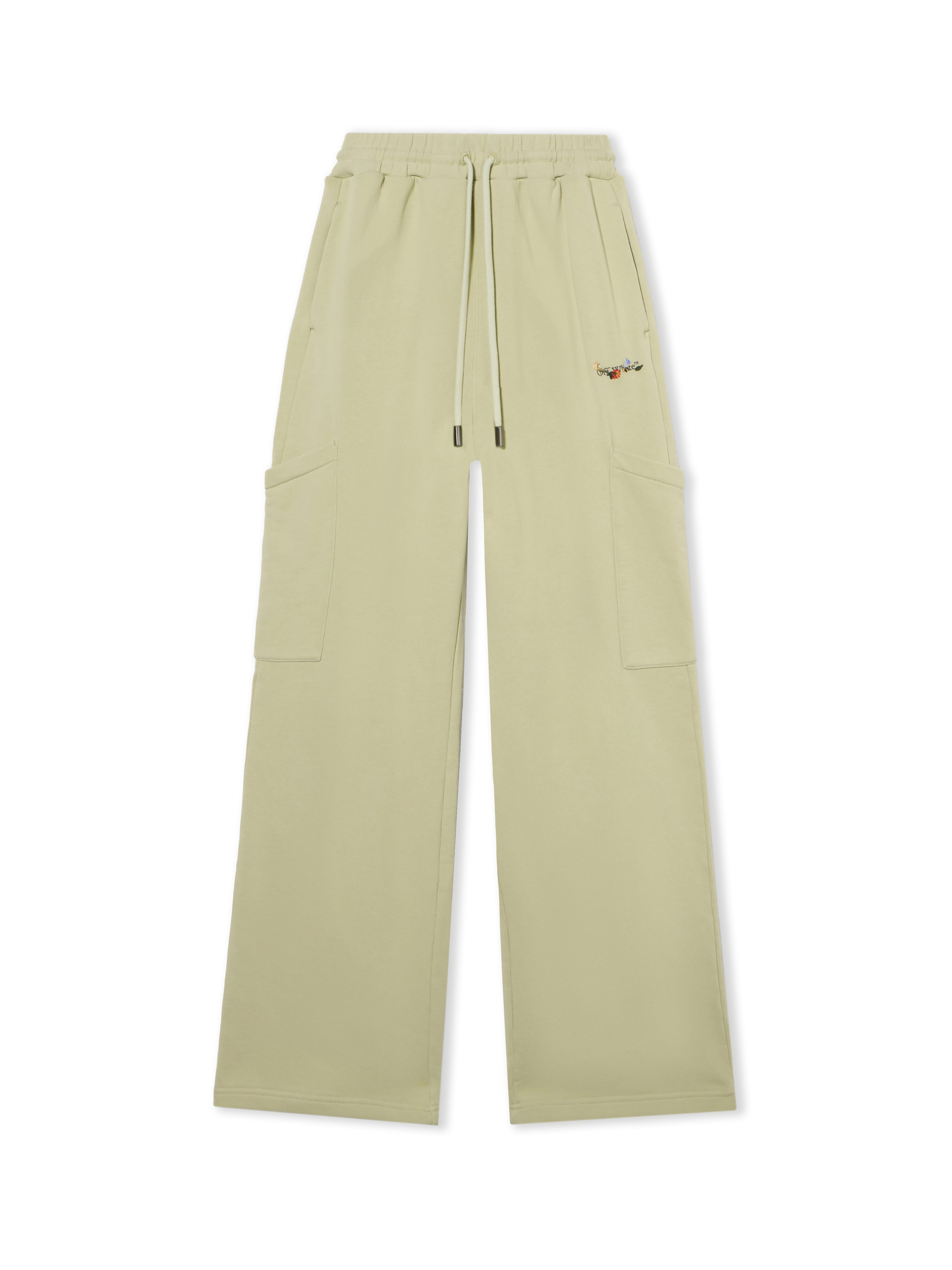 OFF WHITE Bookish Flowers Cargo Sweatpants ALFALFA-BLACK OWCH025F25FLE001