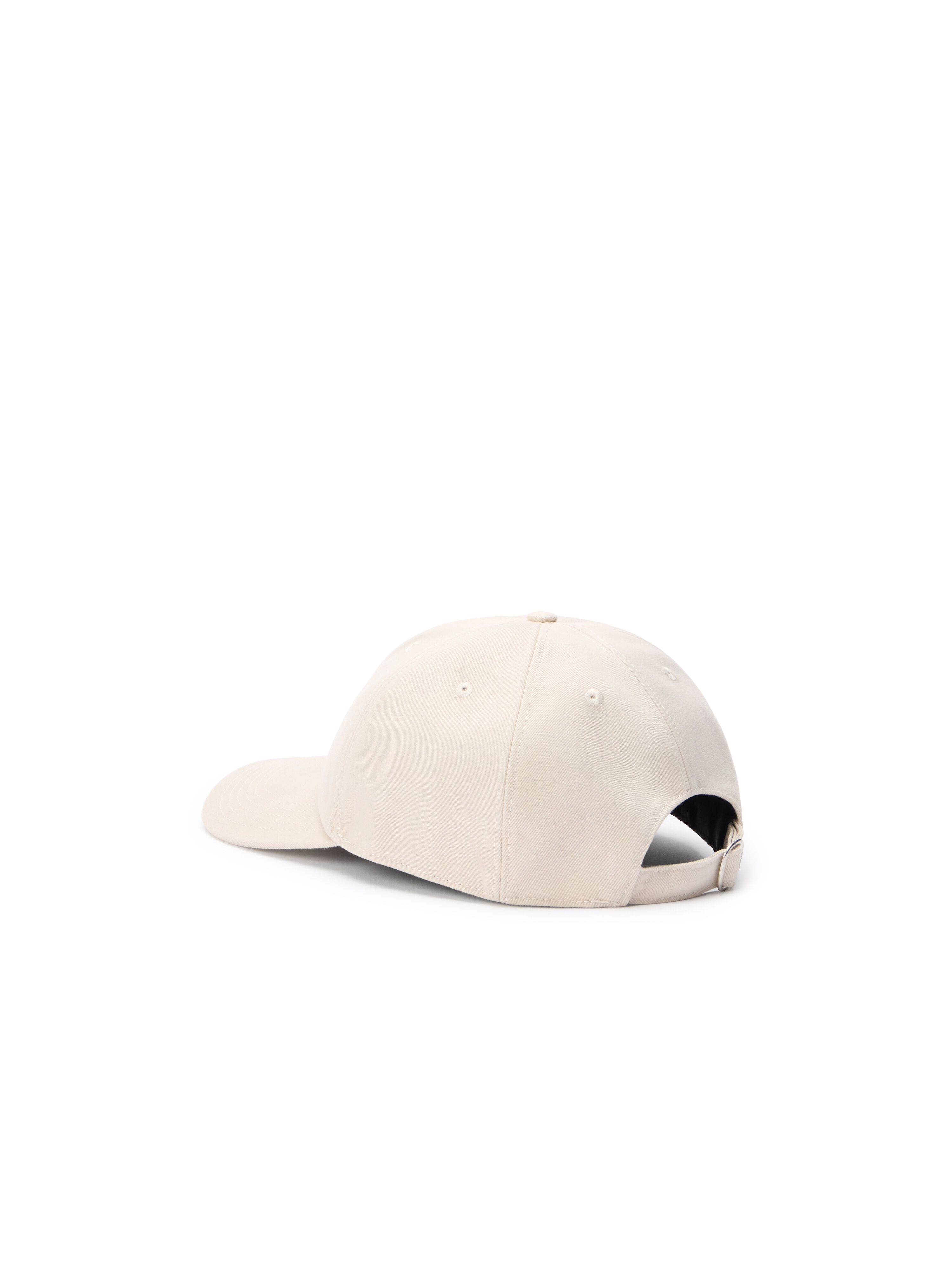 OFF WHITE Drill Stamp Logo Baseball Cap SAND - BLACK OMLA04AF25FAB008