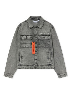 LAB L/AB Trucker Denim Jacket SMOKE FADE 44LABF26D101