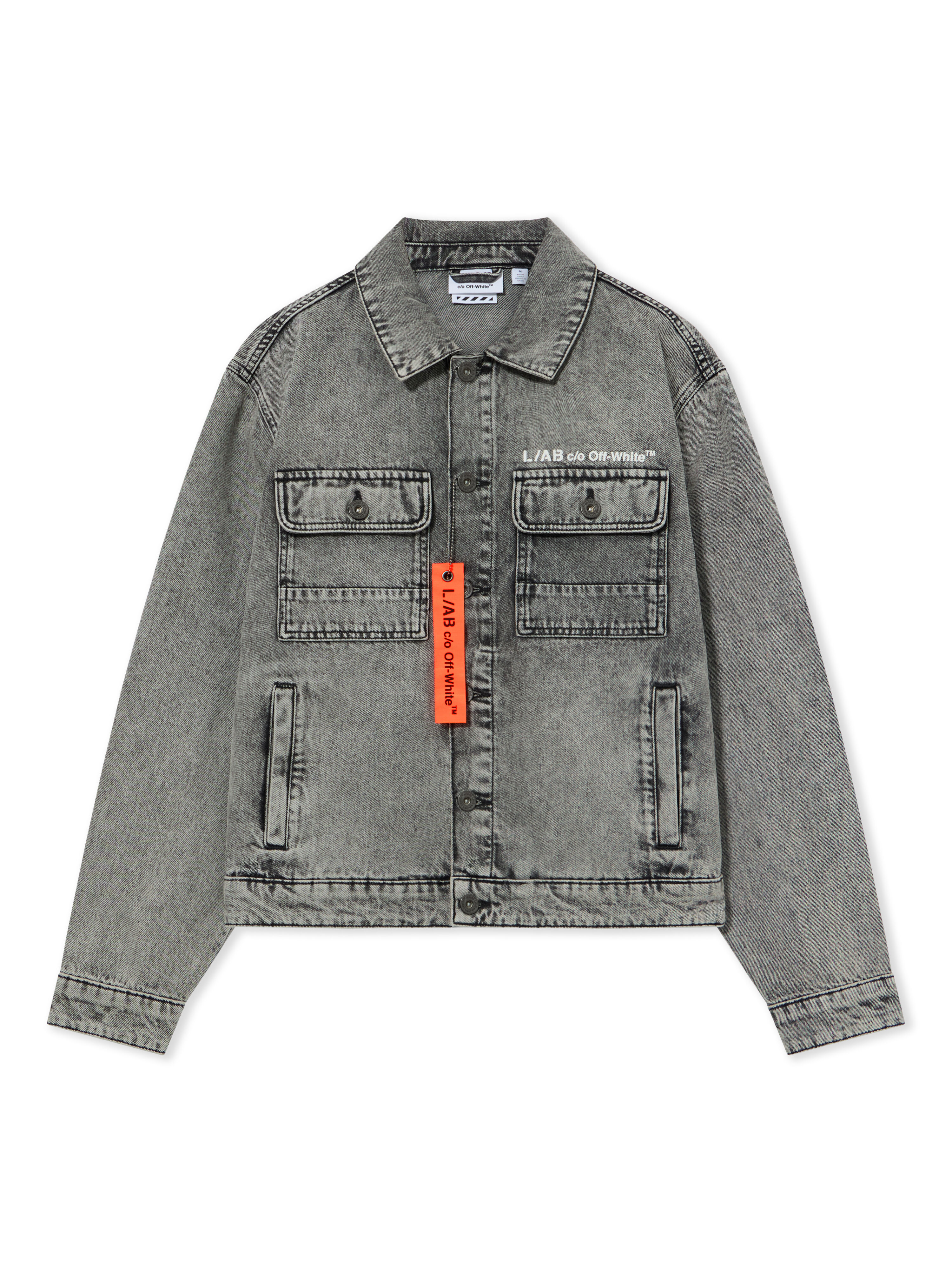 LAB L/AB Trucker Denim Jacket SMOKE FADE 44LABF26D101