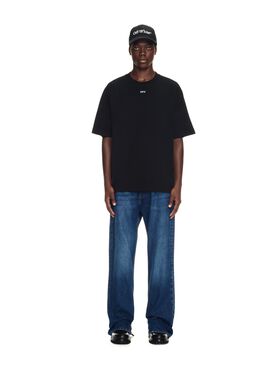 OFF WHITE Black Off Stamp Skate S/S Tee GREY OMBB085S25FLE003