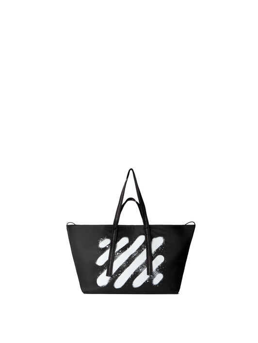 Diagonal Spray Day Off Tote Bag OFF WHITE Diagonal Spray Day Off Tote Bag BLACK - WHITE OMNA20JF25FAB001