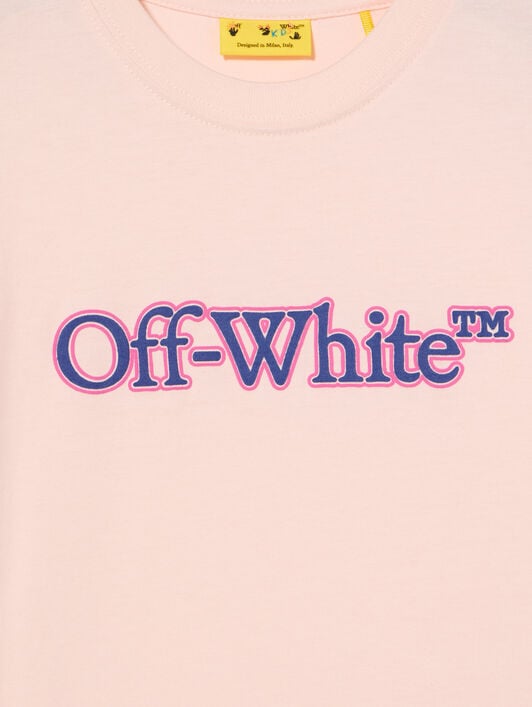 Big Bookish Puff Logo T-Shirt OFF WHITE Big Bookish Puff Logo T-Shirt SOFT PINK - BLUE OGAA001F25JER001