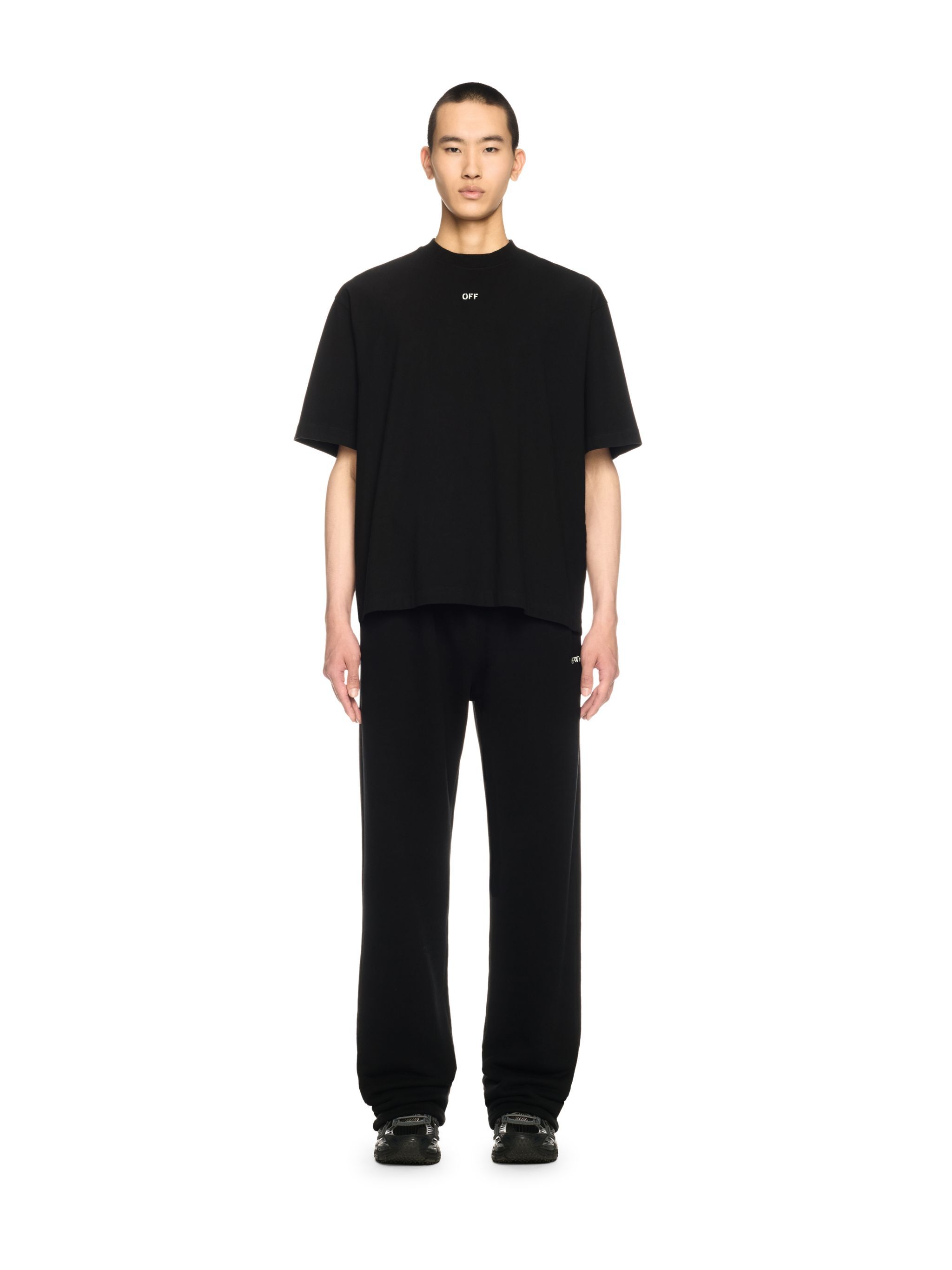 OFF WHITE Schwarzes Vibe Pfeil T-Shirt SCHWARZ OMAA120S25JER00F