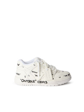 OFF WHITE Out Of Office Sneakers WHITE - BLACK OMIA189F25LEA007