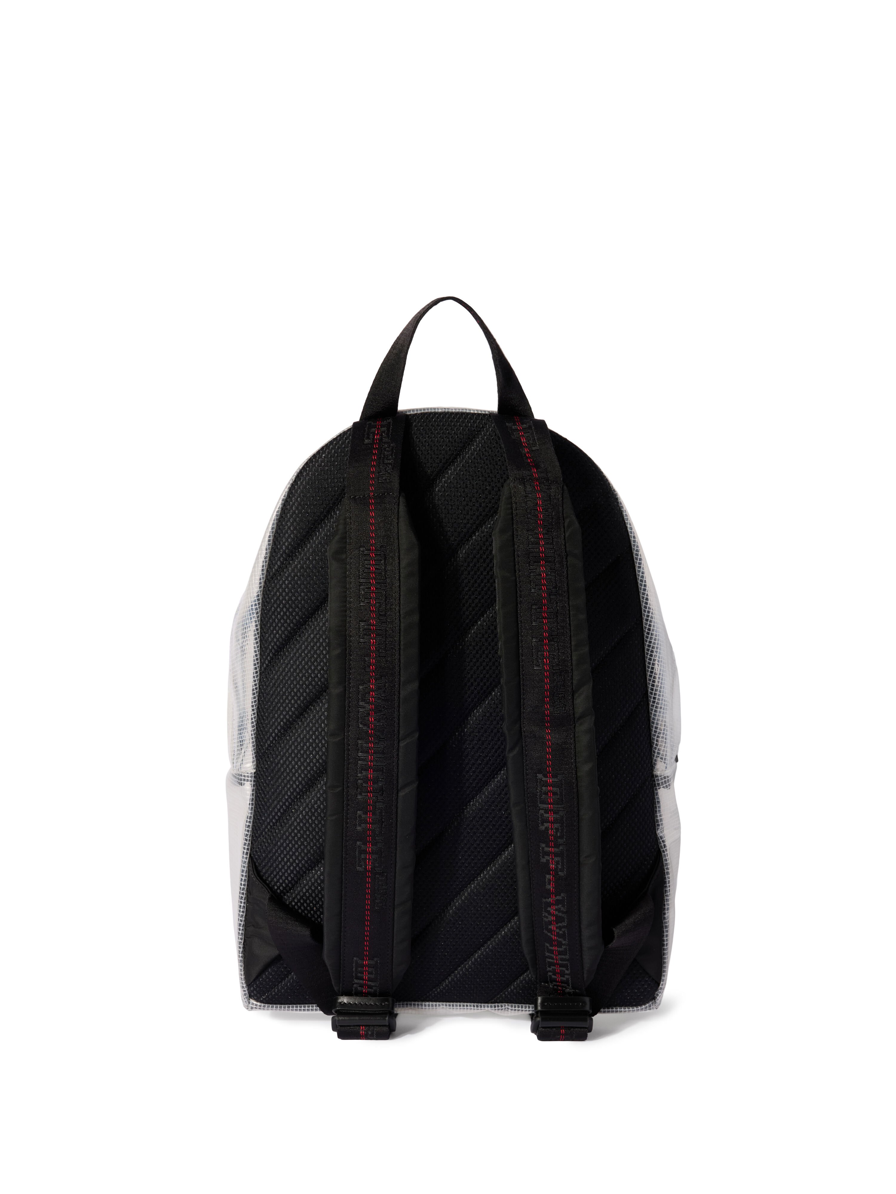 OFF WHITE Heritage Ripstop Backpack TRANSPARENT - BLACK OMNB124C99FAB001