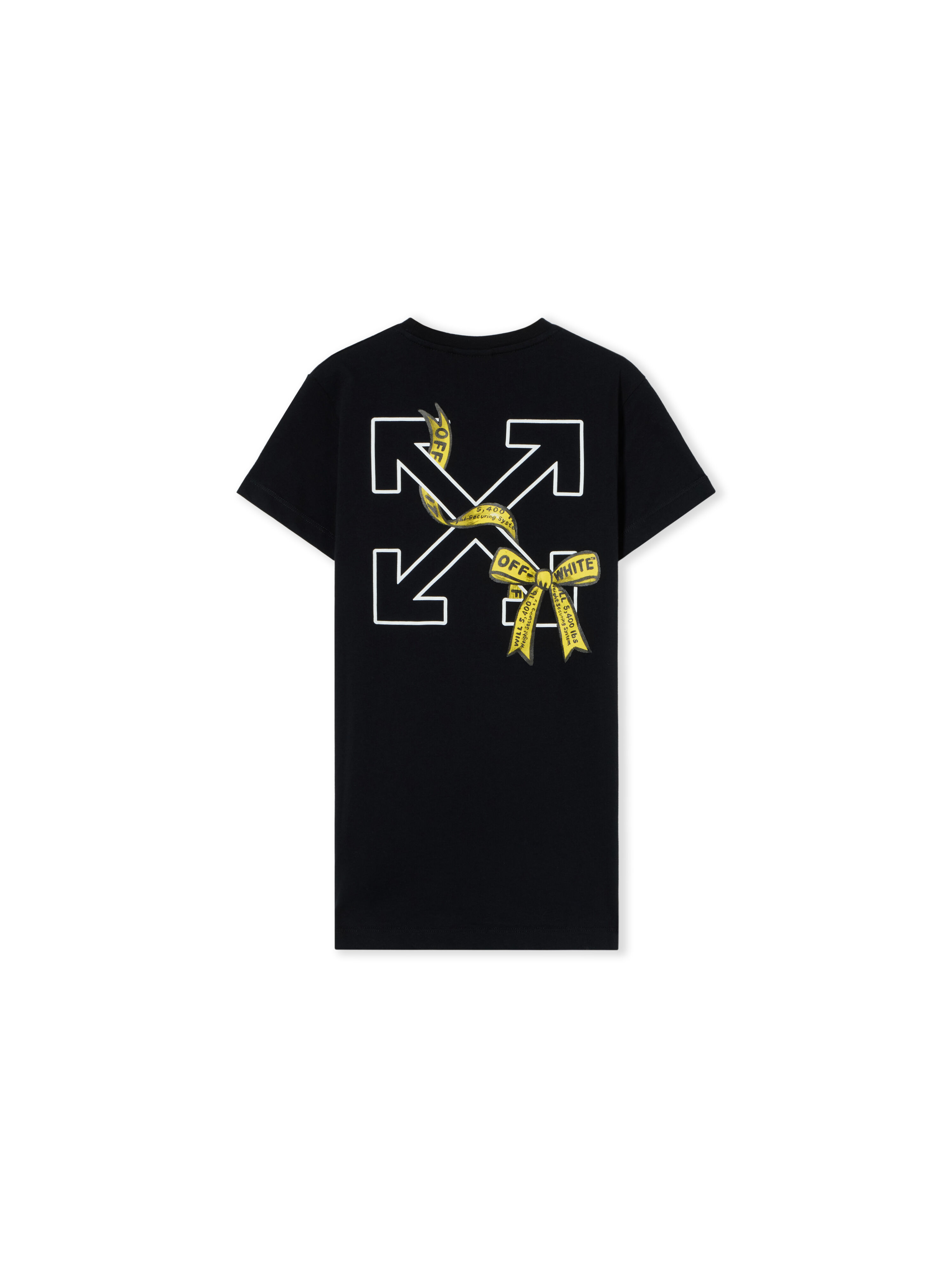 Industrial Logo T-Shirt Dress OFF WHITE Industrial Logo T-Shirt Dress BLACK 44GDE001F26J001