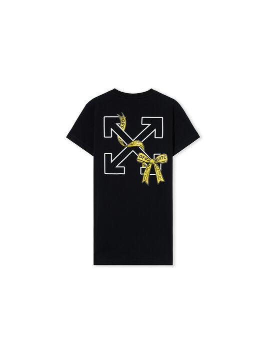 Industrial Logo T-Shirt Dress OFF WHITE Industrial Logo T-Shirt Dress BLACK 44GDE001F26J001