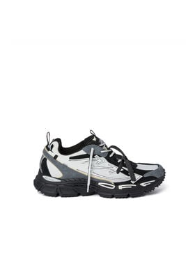 OFF WHITE Be Right Back Suede Sneakers WHITE/BLACK OMIA295S26LEA001