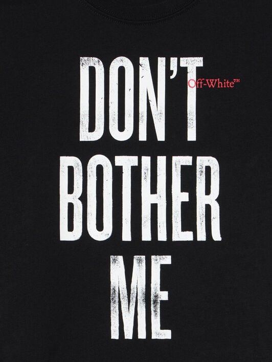 Quote Graphic T-Shirt OFF WHITE Quote Graphic T-Shirt BLACK - RED OBAA002F25JER00C