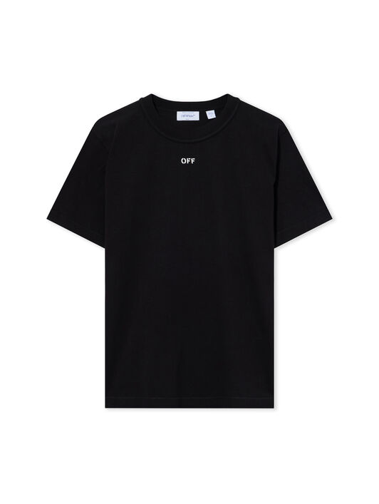 OFF WHITE Industrial Half Arrow Short Sleeve T-Shirt BLACK 44MAA16MF26J002