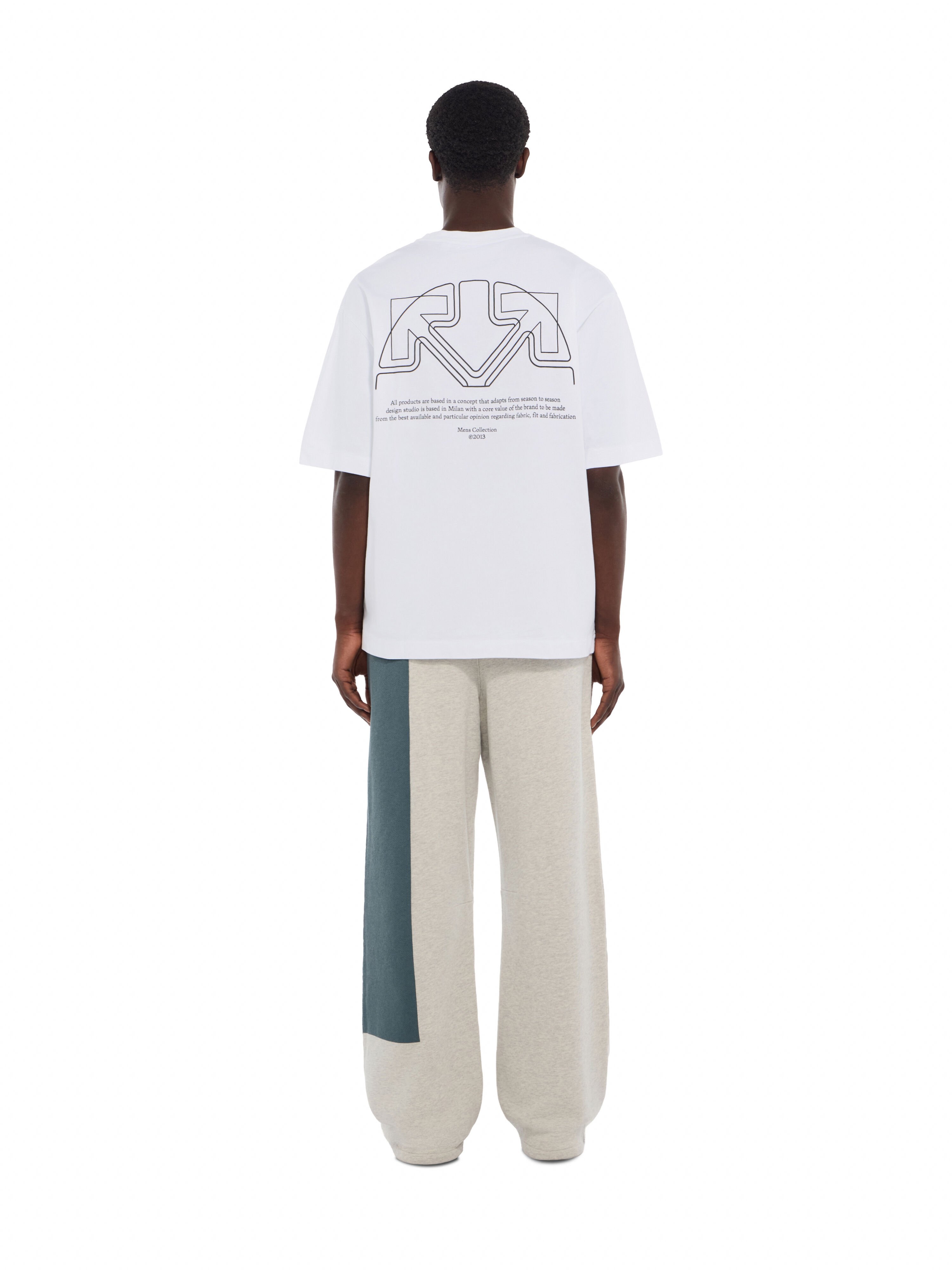Negative Big Bookish Relaxed Track Pants OFF WHITE Negative Big Bookish Relaxed Track Pants GREY MELANGE 44MCJ03QF26F001