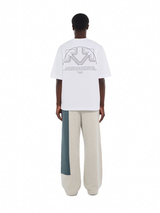 Negative Big Bookish Relaxed Track Pants OFF WHITE Negative Big Bookish Relaxed Track Pants GREY MELANGE 44MCJ03QF26F001