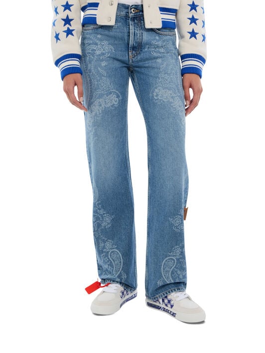 OFF WHITE Vulcanized Low-Top-Sneaker WHITE/NEO BLUE OF06007101