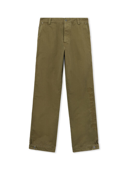 Swimming Logo Garment-Dyed Carpenter Pants OFF WHITE Swimming Logo Garment-Dyed Carpenter Pants DUSTY OLIVE 44MCF04SF26F001
