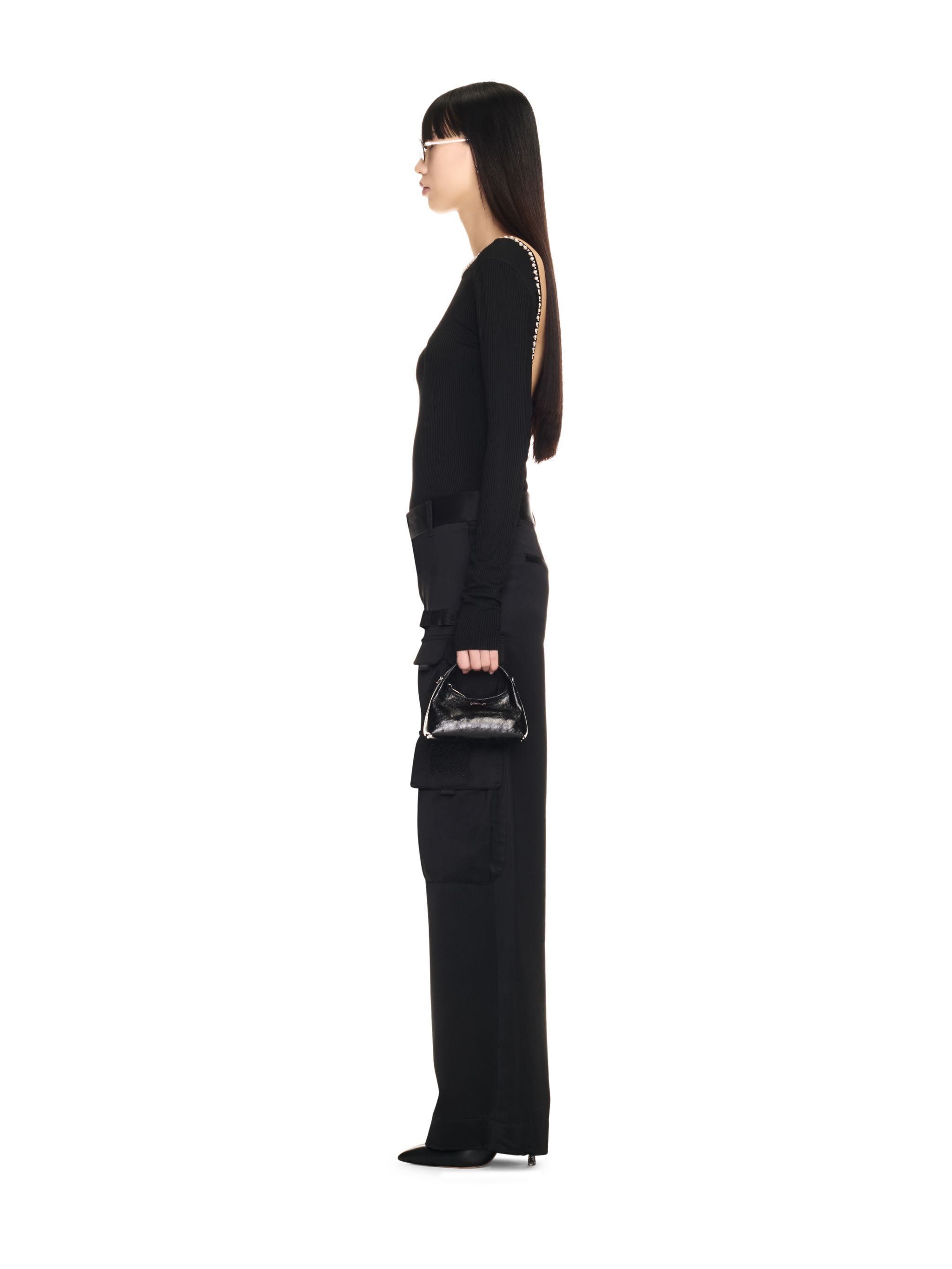 OFF WHITE Arcade Shoulder Micro BLACK OWNX037F24LEA001