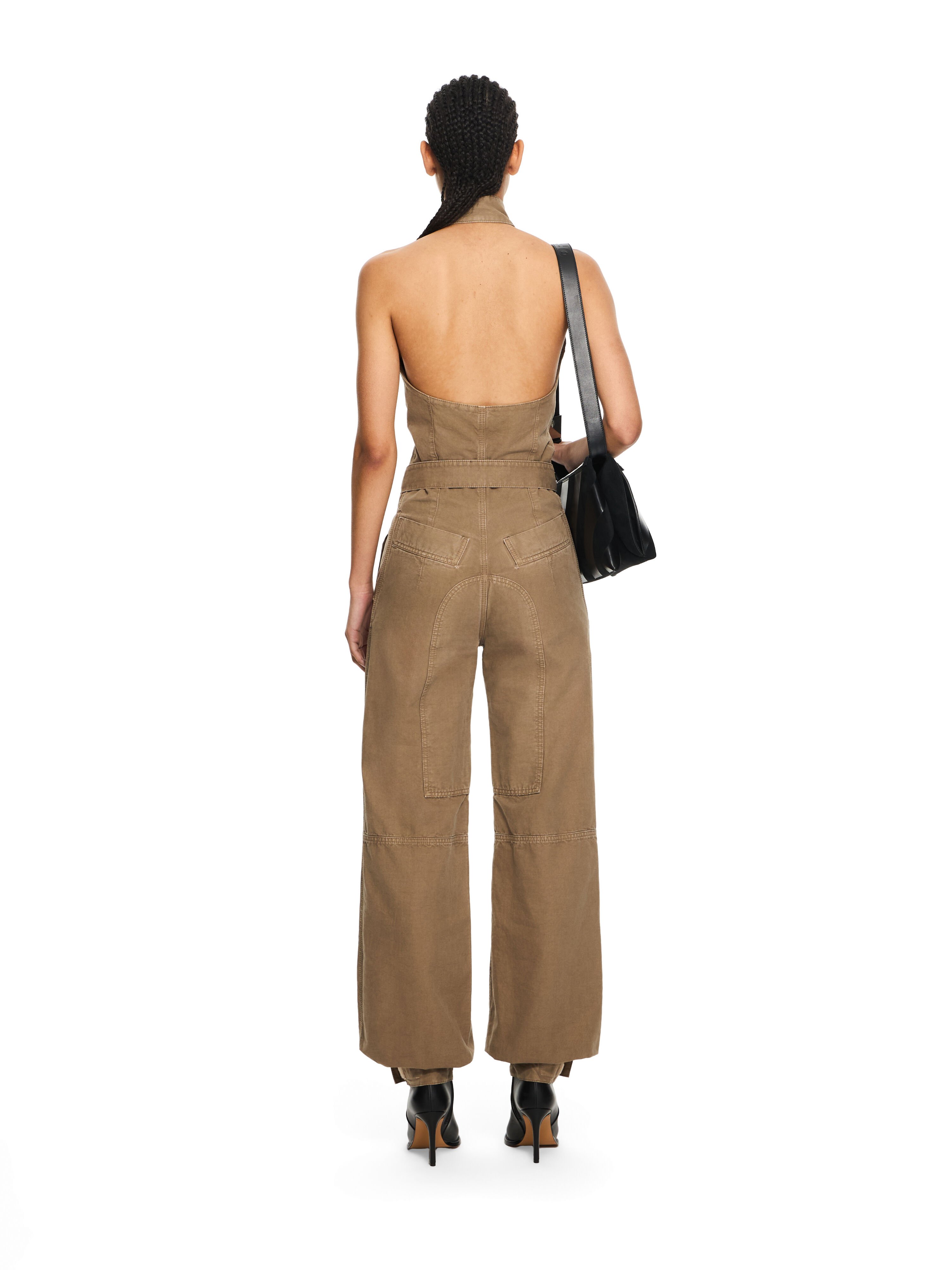 OFF WHITE Canvas Pocket Jumpsuit Fungi-Haute Red 2DC04AS26FAB001