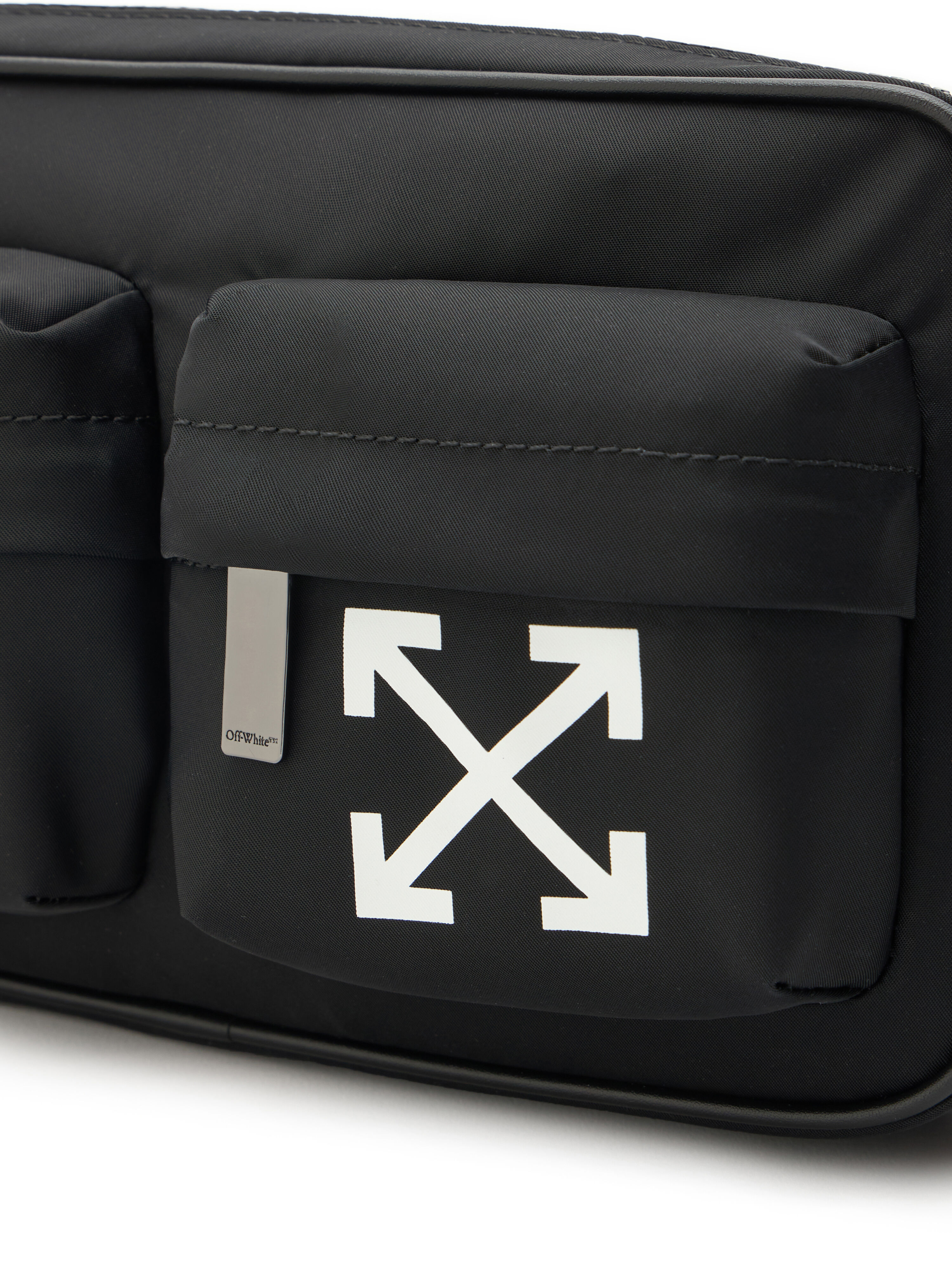 OFF WHITE Full Arrow Belt Bag BLACK OMNT002S26FAB001