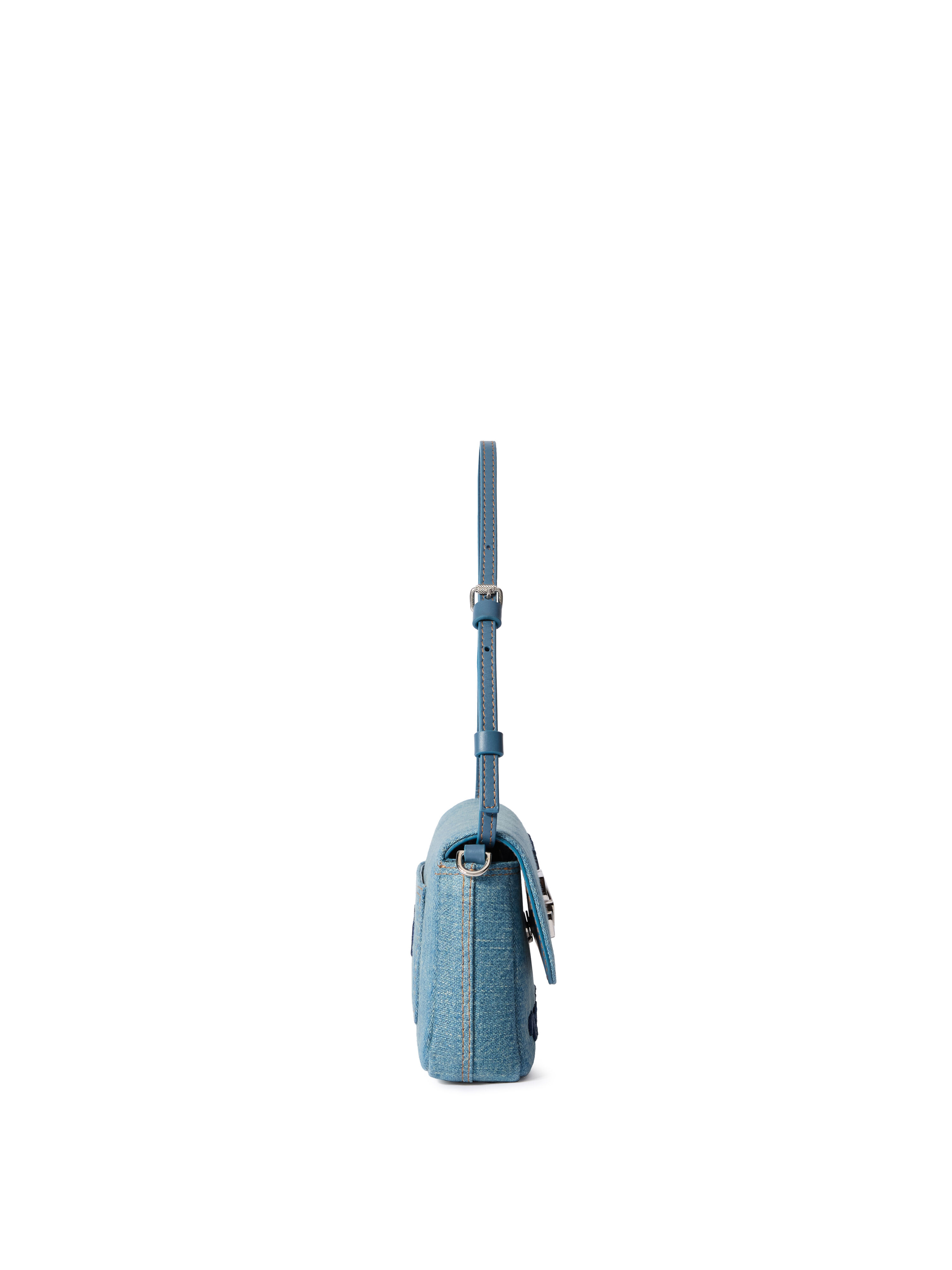 OFF WHITE Jitney 0.7 Denim Bag DIRTY BLUE - BLUE OWNN18IF25DEN001