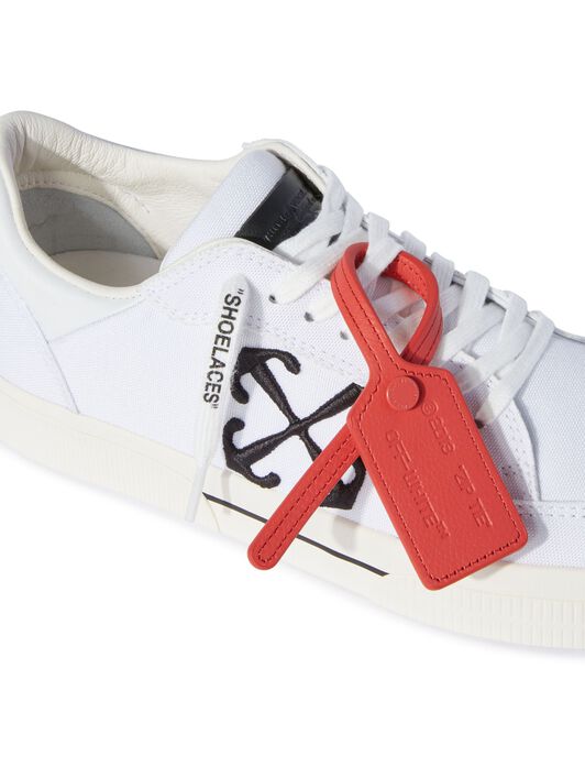 OFF WHITE New Low Vulcanized Canvas WHITE OMIA293C99FAB001