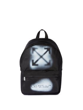 OFF WHITE Spray Arrow Backpack BLUE OBLB002S25FAB002