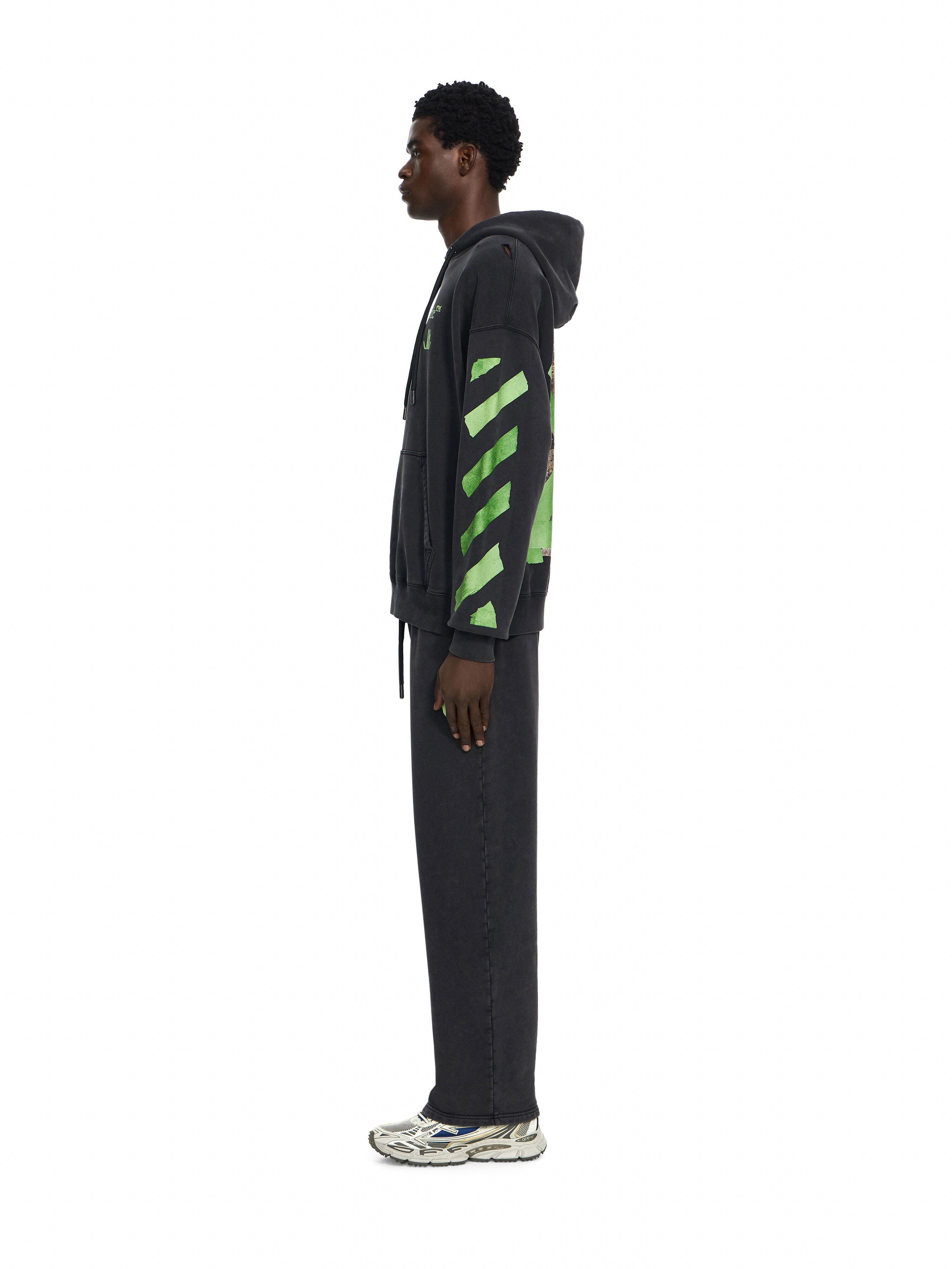 Bacco Arrow Sweatpants OFF WHITE Bacco Arrow Sweatpants VINTAGE BLACK 44MCH05AF26F001