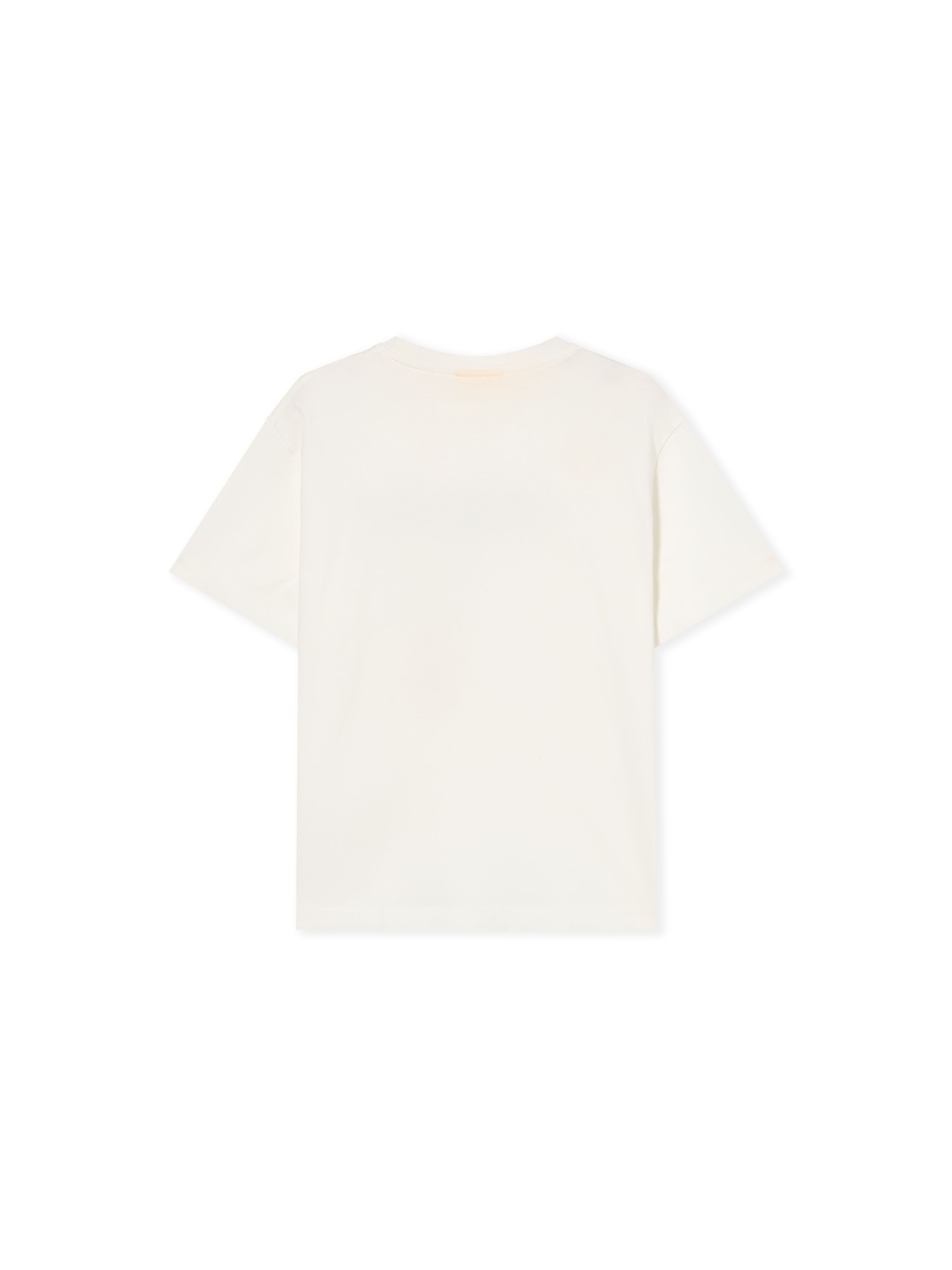 OFF WHITE Big Bookish Splat Logo T-Shirt WHITE - BLACK OBAA002F25JER005