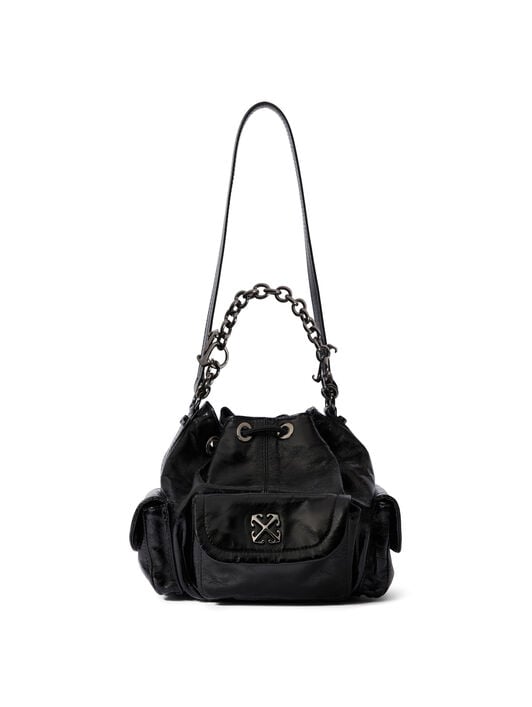 Dumbo Bucket Bag OFF WHITE Dumbo Bucket Bag BLACK - NO COLOR OWMY002F25LEA001