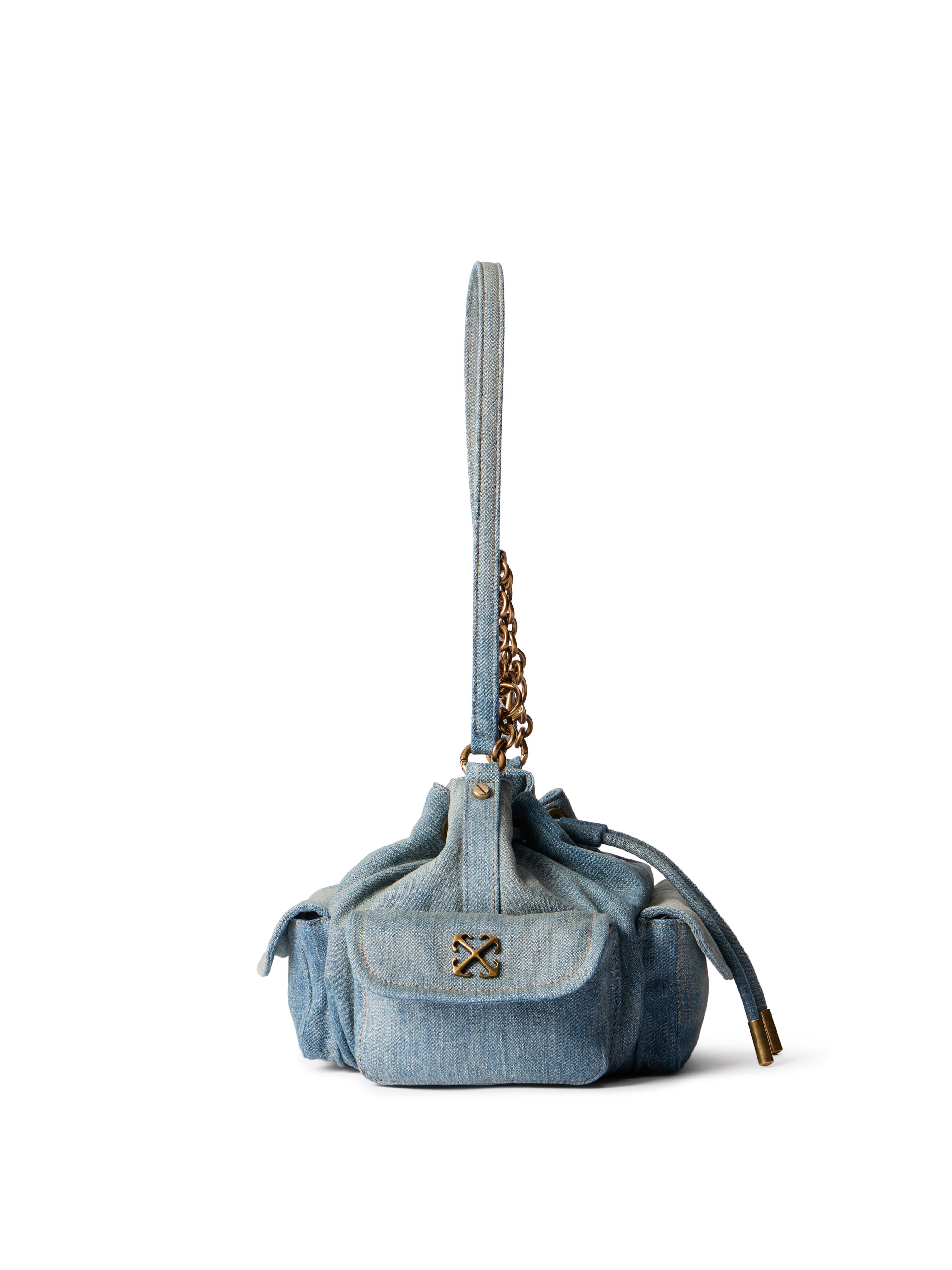 Dumbo.B Denim Bucket Bag OFF WHITE Dumbo.B Denim Bucket Bag DIRTY BLUE - NO COLOR OWMY002F25DEN001