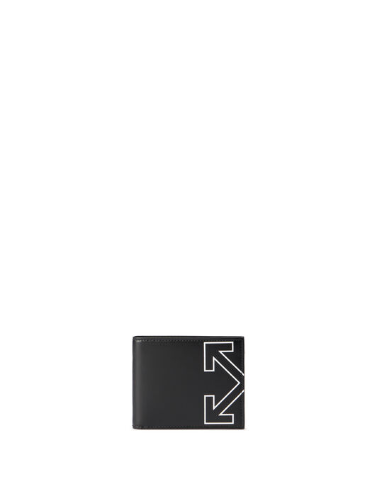 OFF WHITE Heritage Bifold BLACK - WHITE OMNC094C99LEA001