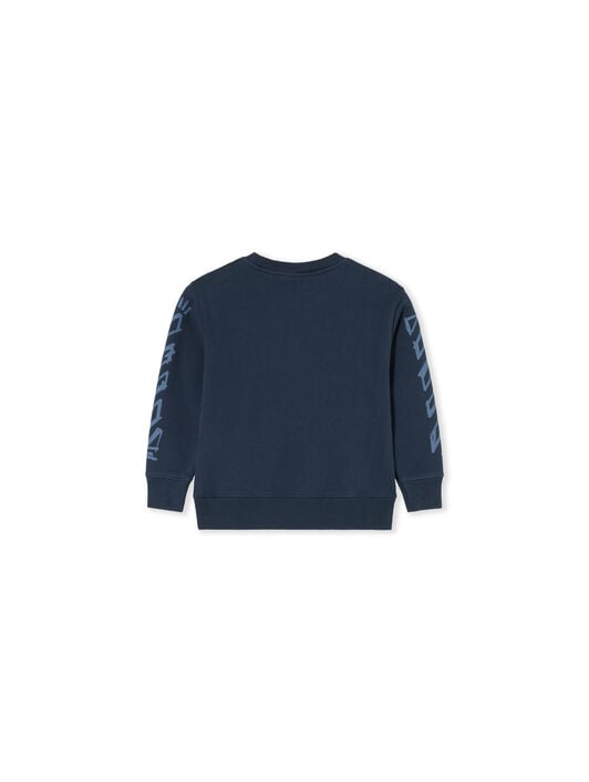Diag Marker Crewneck Sweatshirt OFF WHITE Diag Marker Crewneck Sweatshirt BLUE NIGHTS 44BBA001F26F008
