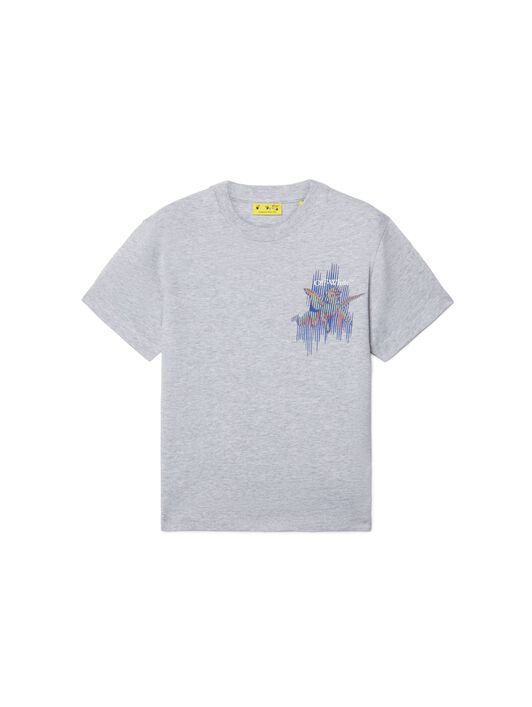 OFF WHITE Putti T-Shirt GREY OBAA002S25JER007