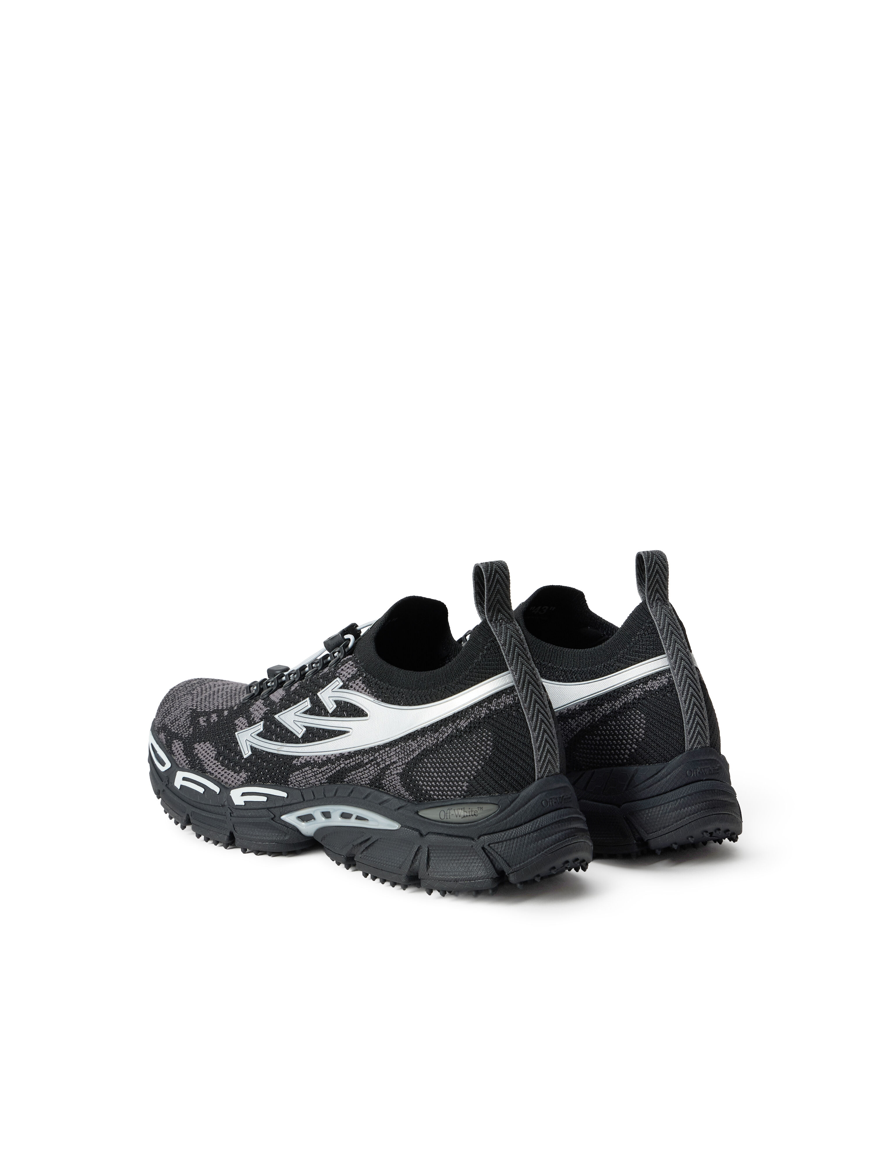 Be Right Back Knit Sneakers OFF WHITE Be Right Back Knit Sneakers BLACK/SILVER OF06208001