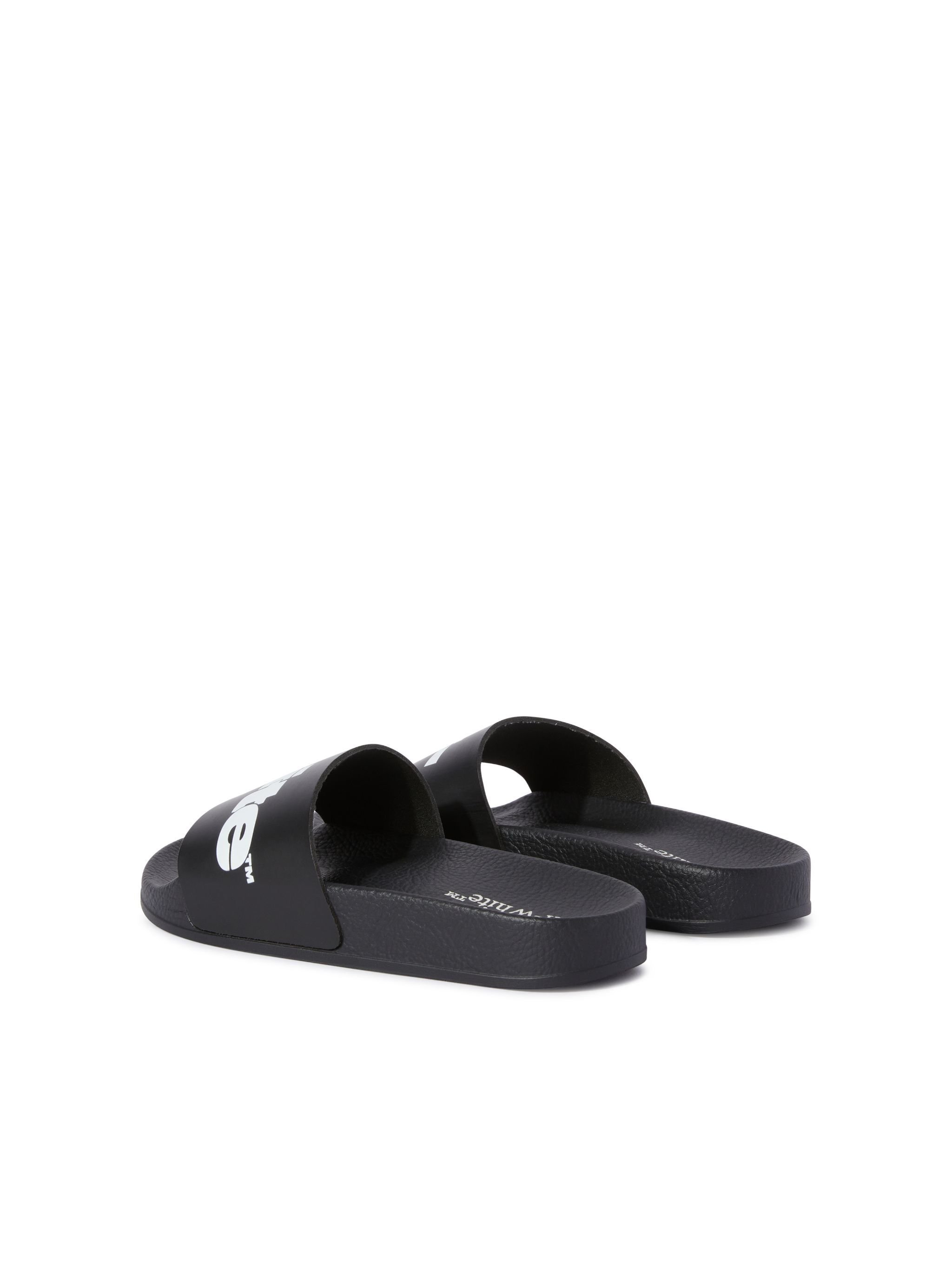 OFF WHITE Slides Con Logo NERO OBIC001S25MAT001