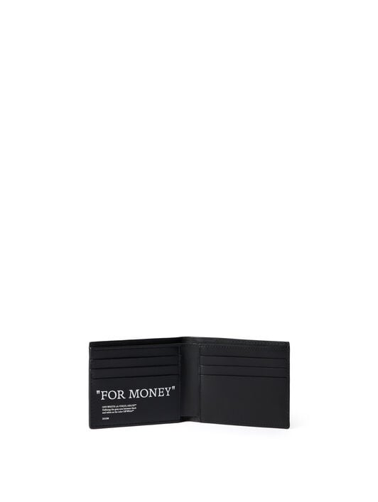 Quote Bifold Wallet OFF WHITE Quote Bifold Wallet BLACK WHITE OMNC074C99LEA001