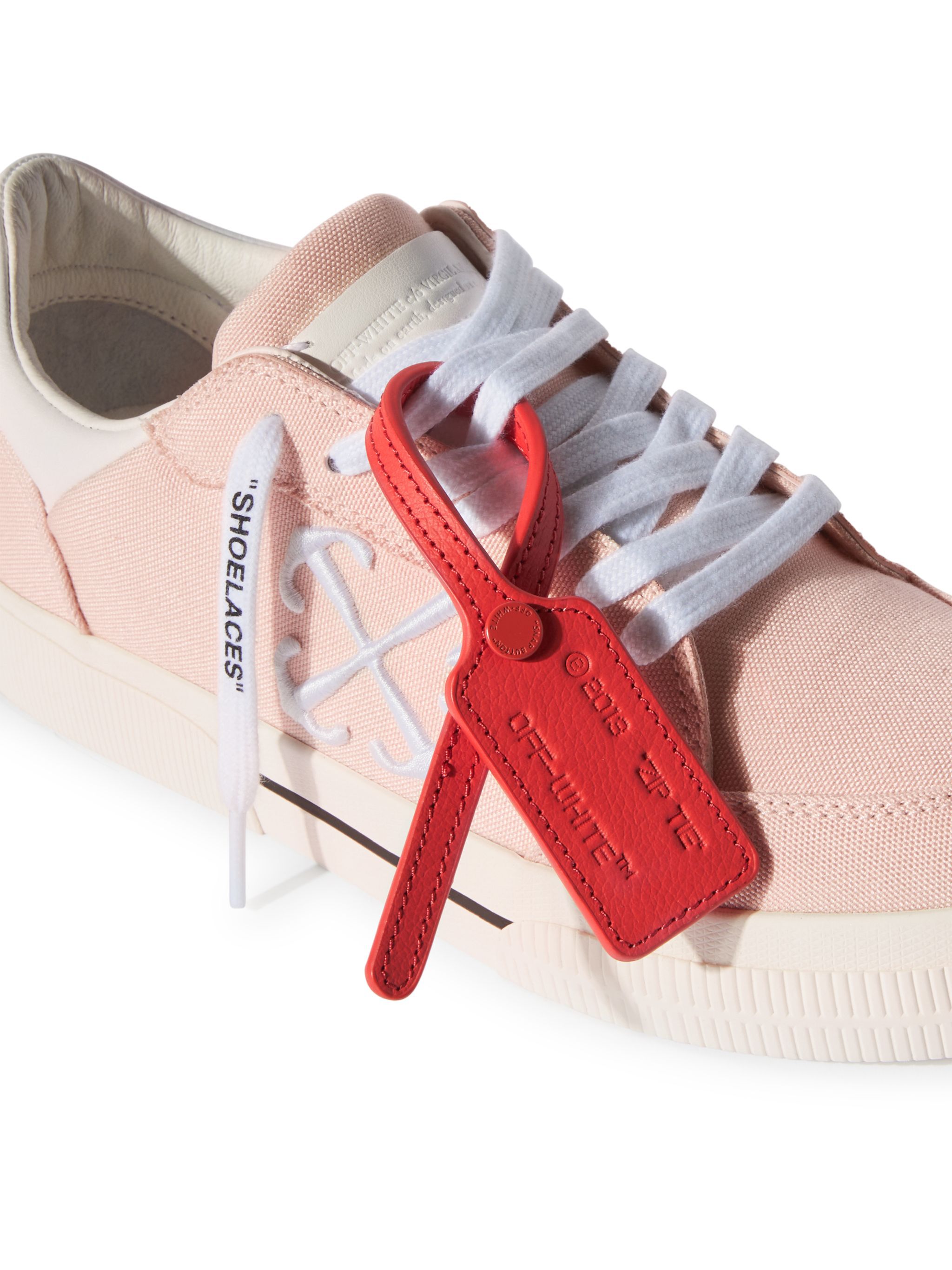 OFF WHITE New Low Vulcanized Canvas PINK OWIA288F24FAB001