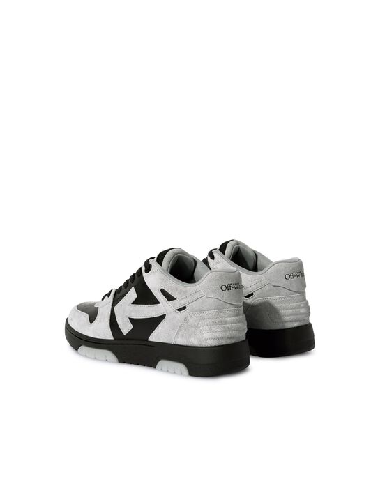 OFF WHITE Grau/Schwarze Out Of Office Wildleder-Sneaker SCHWARZ OMIA189S25LEA007