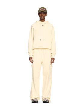 OFF WHITE White Rose Valley Hoodie GREEN OMAA027T25JER00U