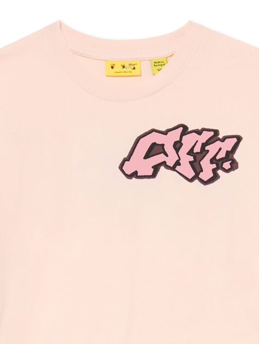 Graffiti Short Sleeve T-Shirt OFF WHITE Graffiti Short Sleeve T-Shirt CRYSTAL PINK 44GAA001F26J004