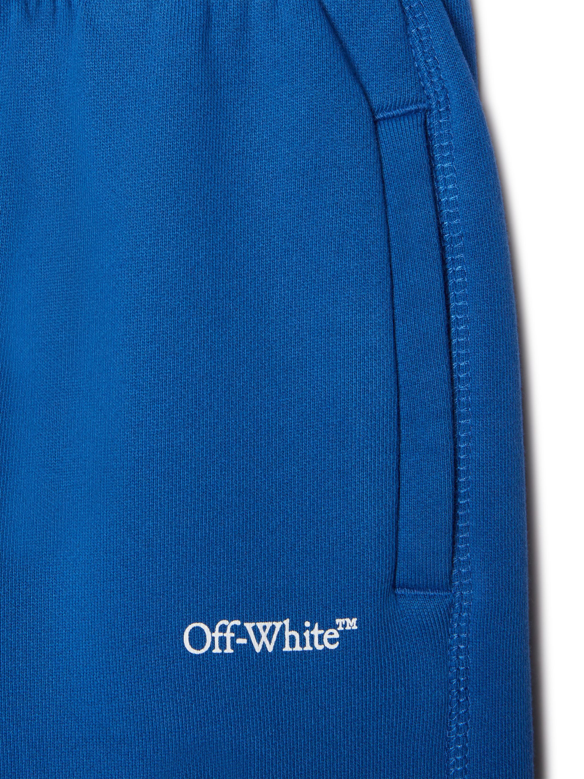 OFF WHITE Bookish Sweatpants BLUE OBCH001S25FLE001