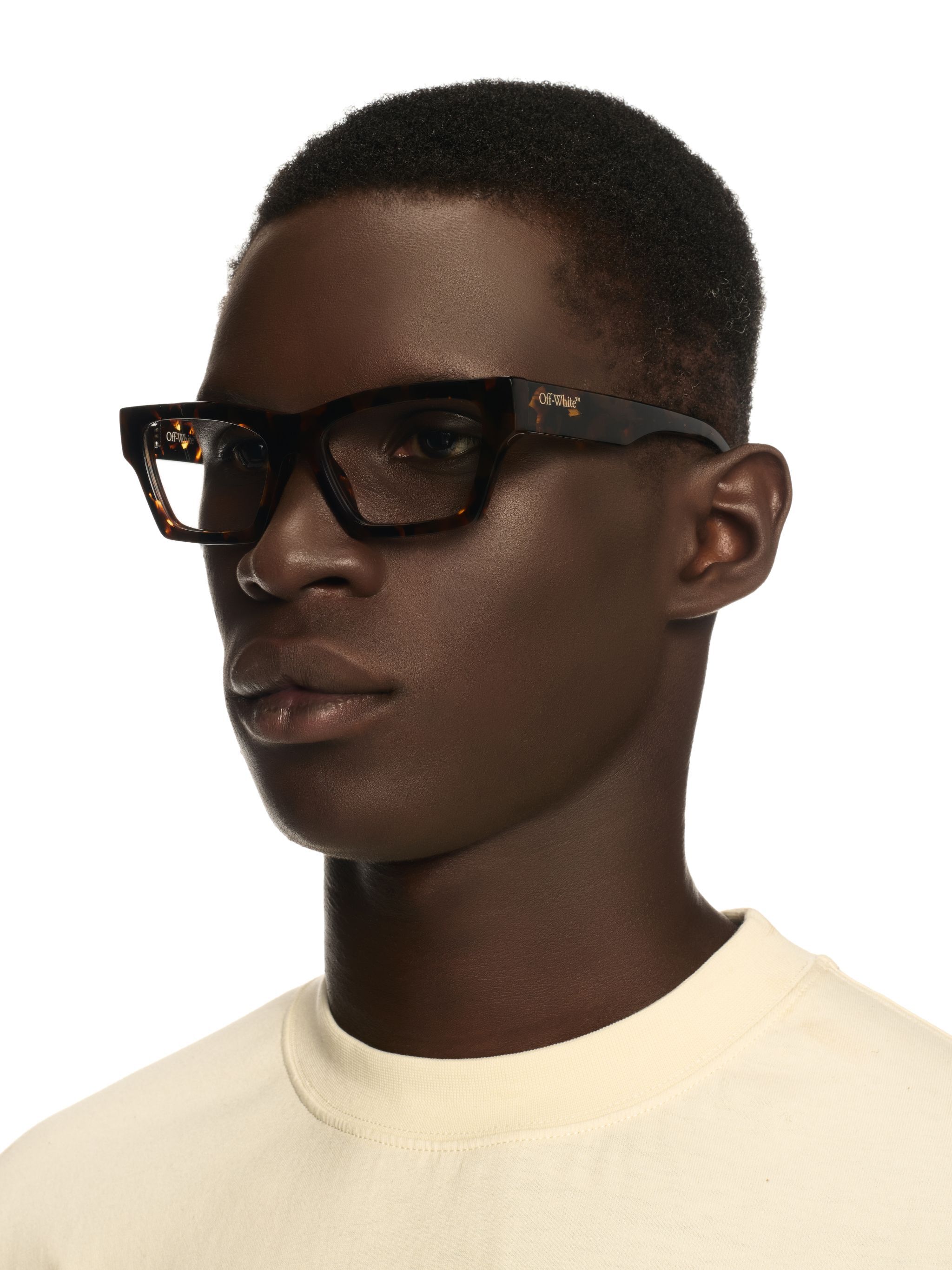 OFF WHITE Eyewear Style 7X BROWN OERJ07XS25PLA001