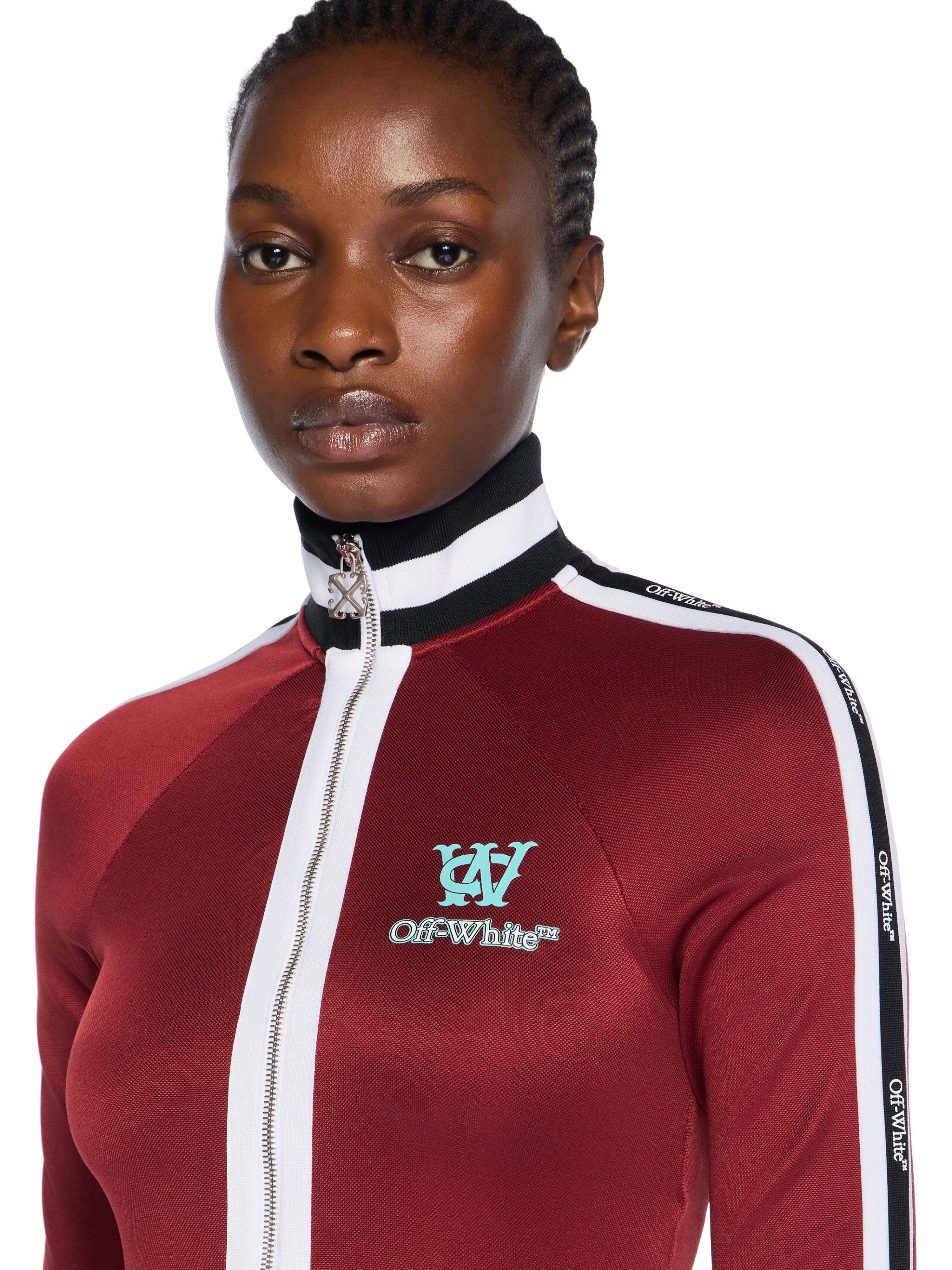 Track Top Serena Jacket OFF WHITE Track Top Serena Jacket RED DAHLIA-BLUEBIRD OWBD006F25JER001
