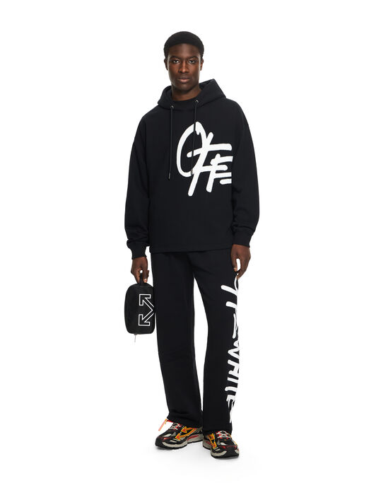 OFF WHITE Spray Logo Sweatpant BLACK 44MCH05AS26F00B