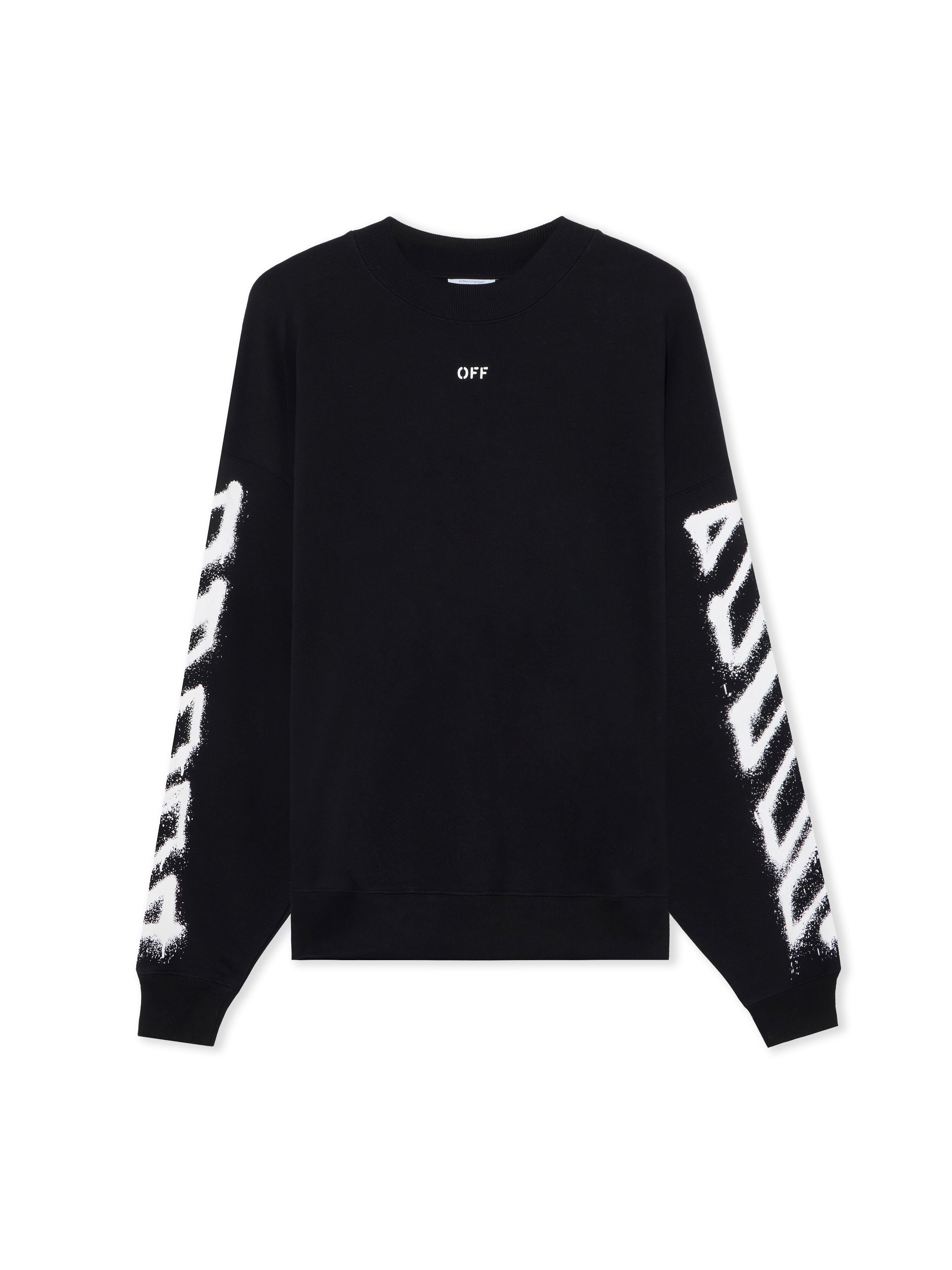 OFF WHITE Spray Can Arrow Skate Sweatshirt BLACK 44MBA054F5001