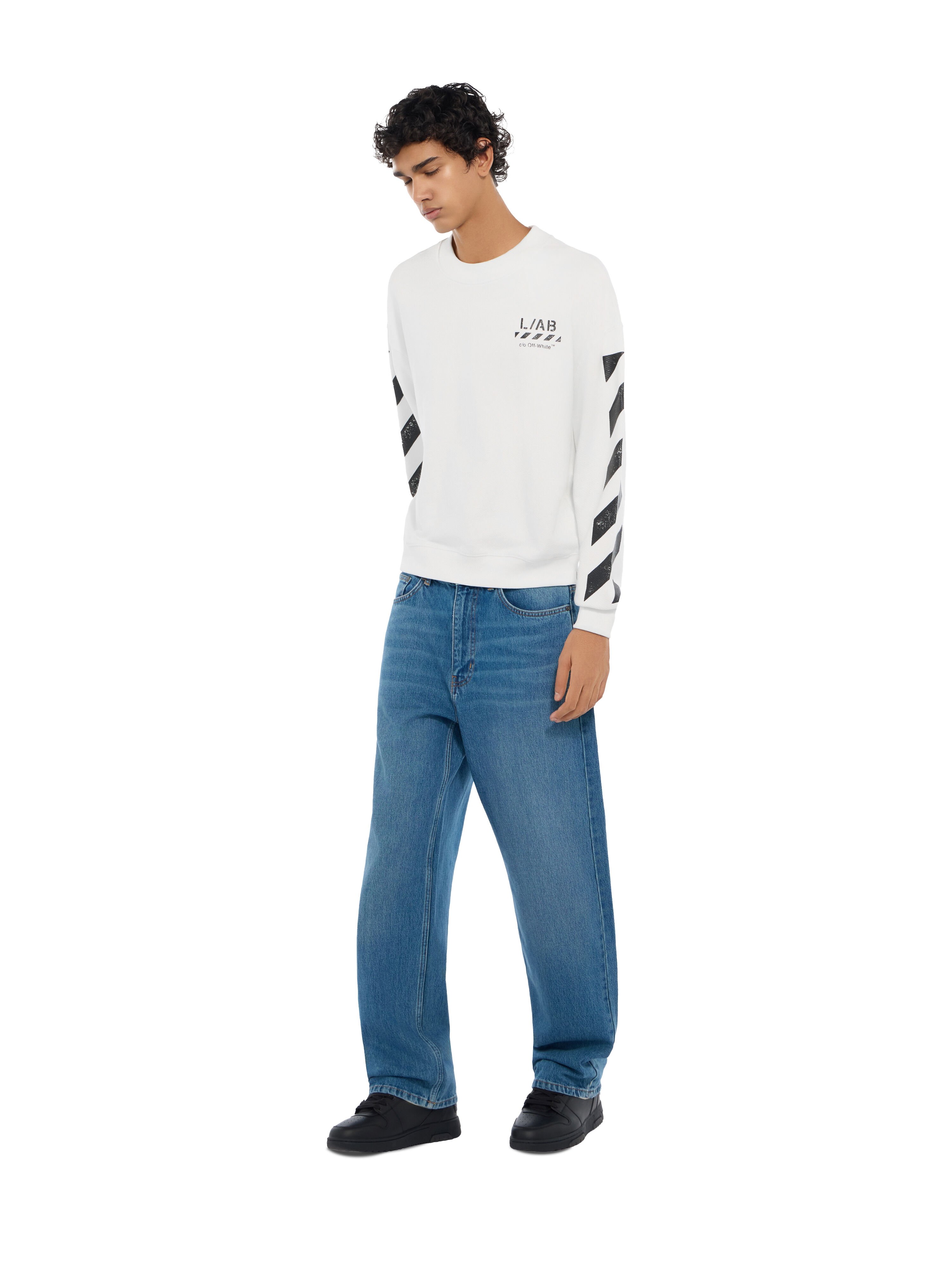 L/AB Straight Piped Jeans LAB L/AB Straight Piped Jeans STEEL INDIGO 44LABF26D108