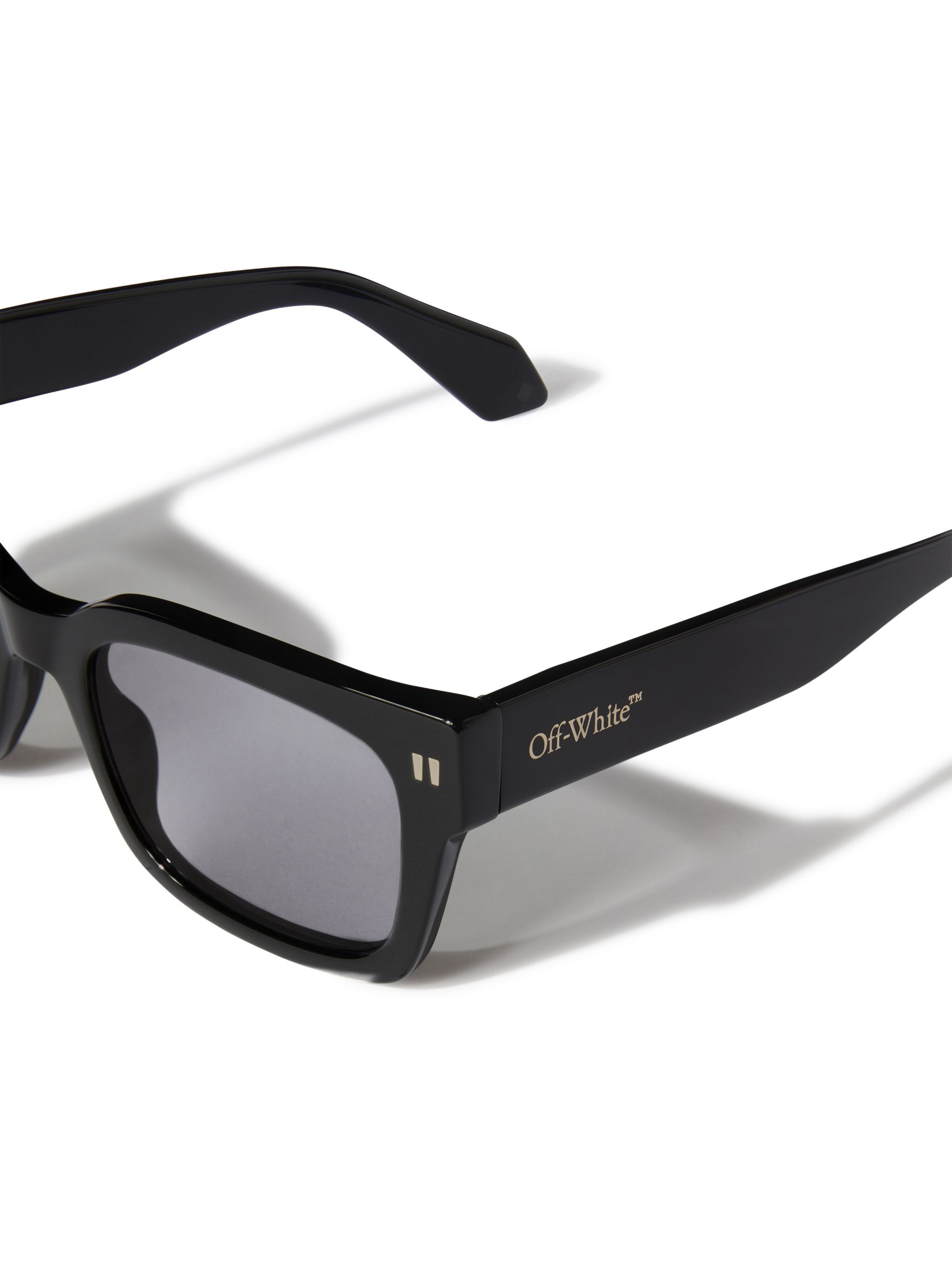 OFF WHITE Schwarz/Dunkelgraue Midland Sonnenbrille SCHWARZ OERI108C99PLA001