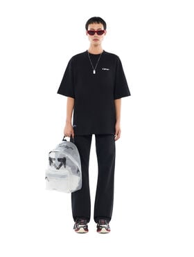 OFF WHITE Archigeography Arrow Skate T-Shirt BLACK 44MAA120F26J008