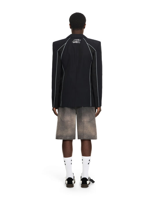 OFF WHITE Cordura Sporty Slim Jacket BLACK 44XEN09QS26F001