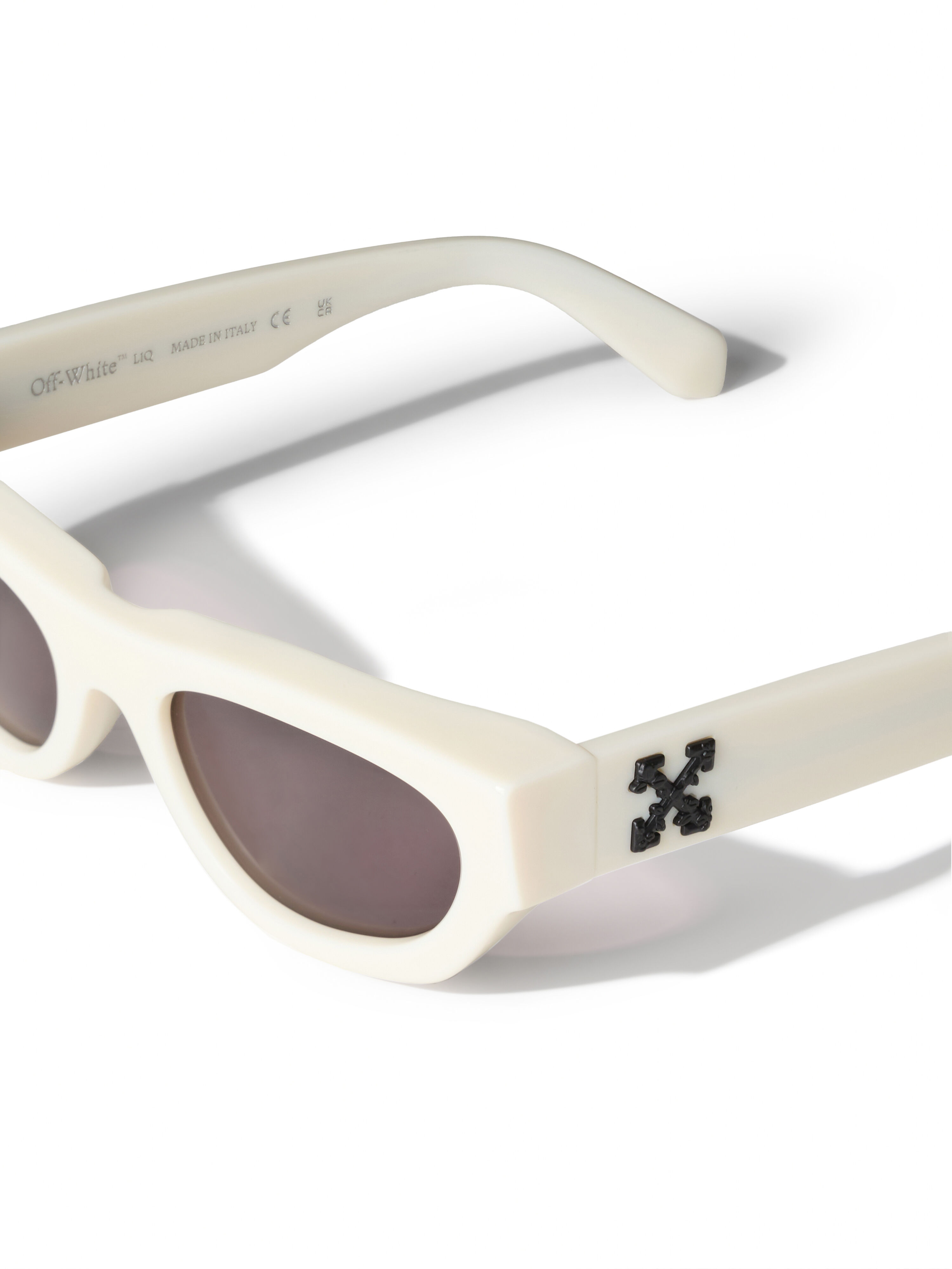 OFF WHITE Honolulu Dark Grey Lens Sunglasses SHINY WHITE OW1050010754